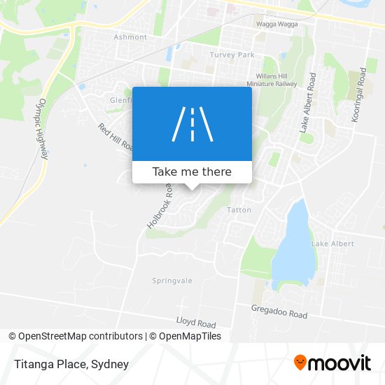 Titanga Place map