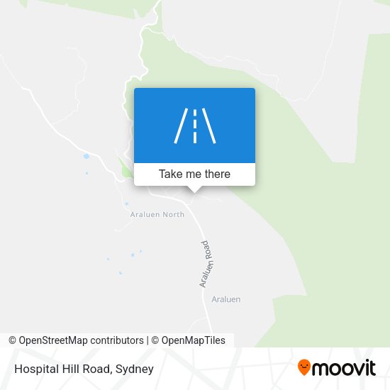 Hospital Hill Road map