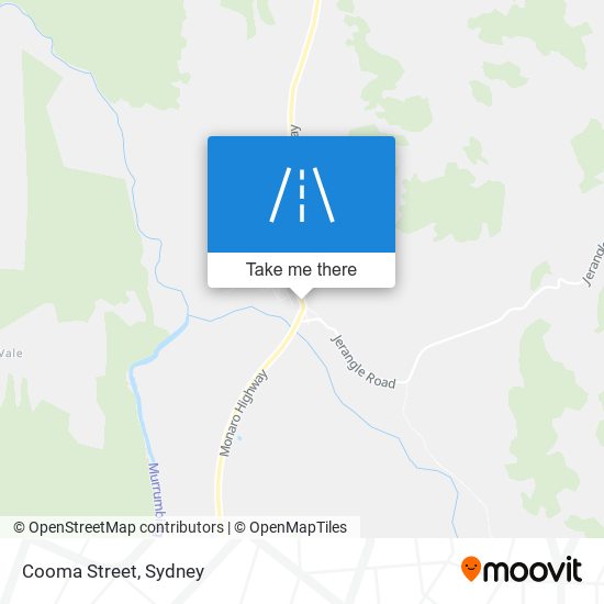 Mapa Cooma Street