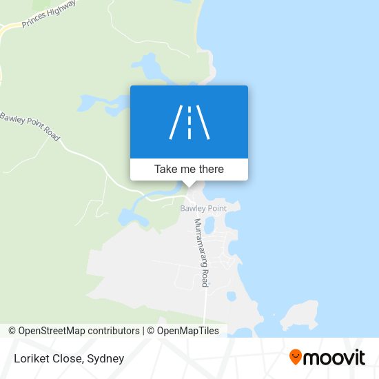 Loriket Close map