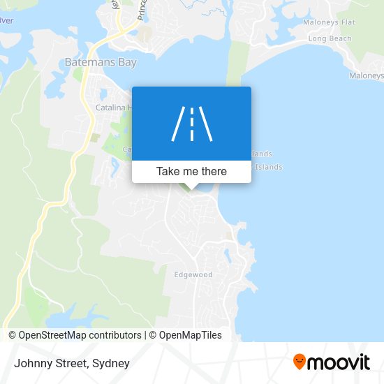 Johnny Street map