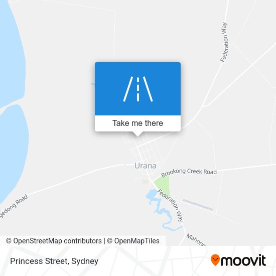 Princess Street map
