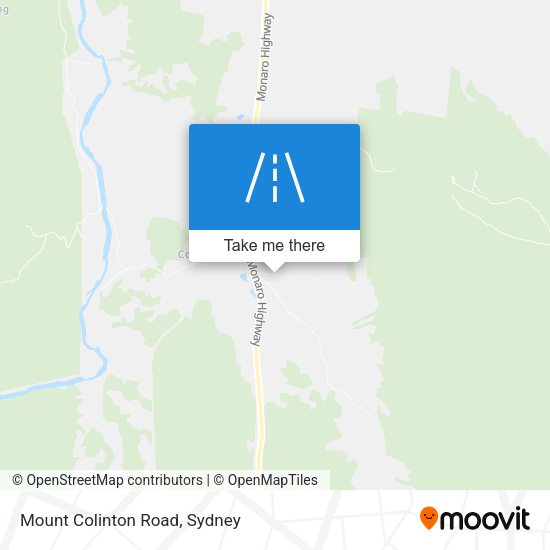 Mount Colinton Road map