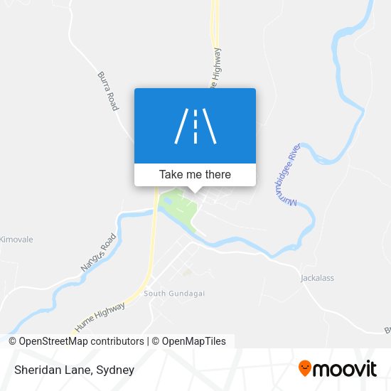 Sheridan Lane map