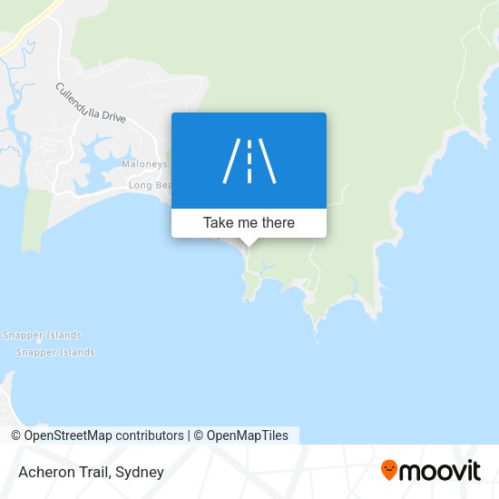 Acheron Trail map