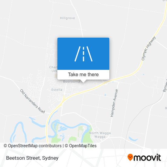 Beetson Street map