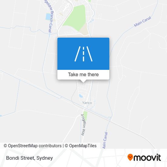 Bondi Street map