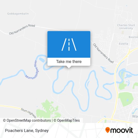 Poachers Lane map