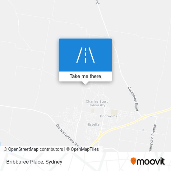 Bribbaree Place map