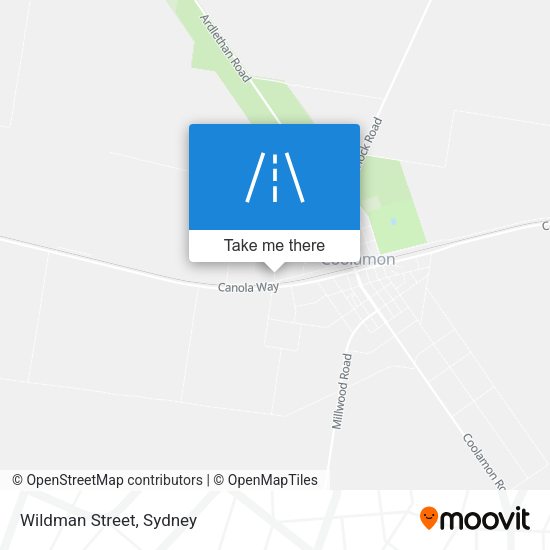 Wildman Street map