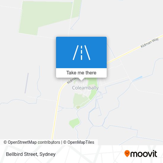 Bellbird Street map
