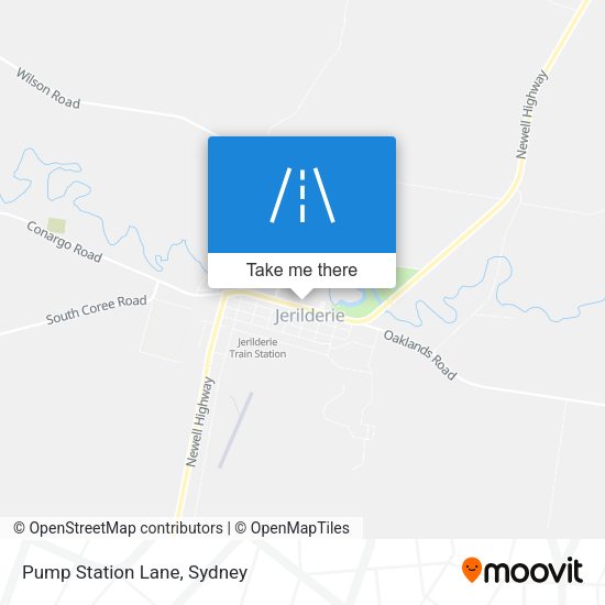 Pump Station Lane map