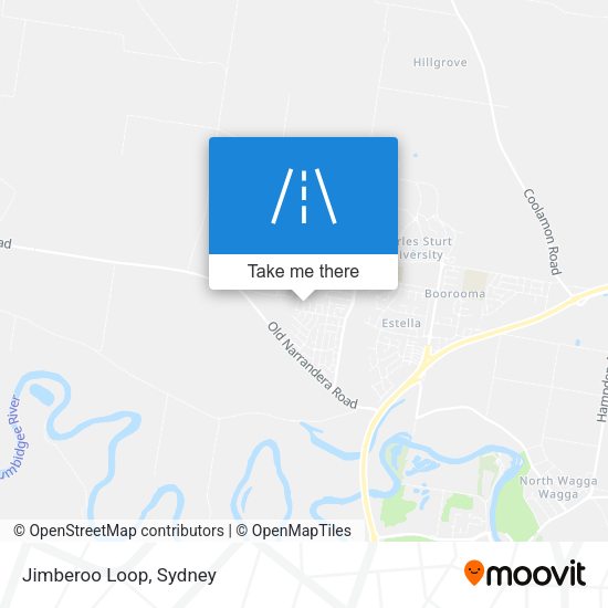 Jimberoo Loop map