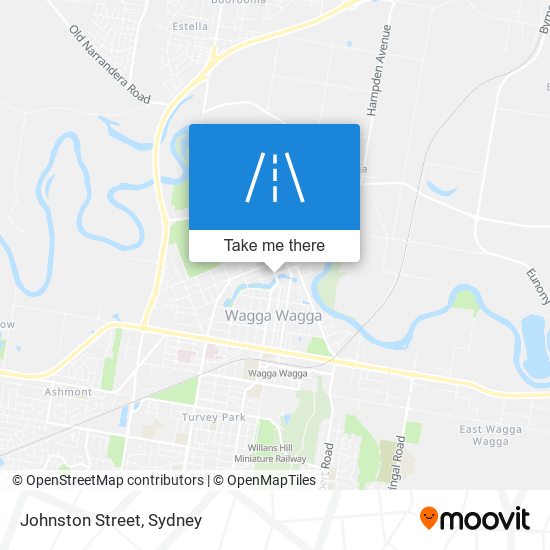 Johnston Street map