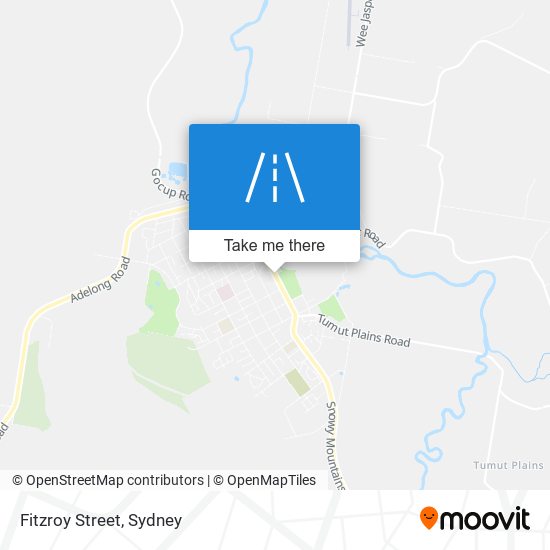 Mapa Fitzroy Street