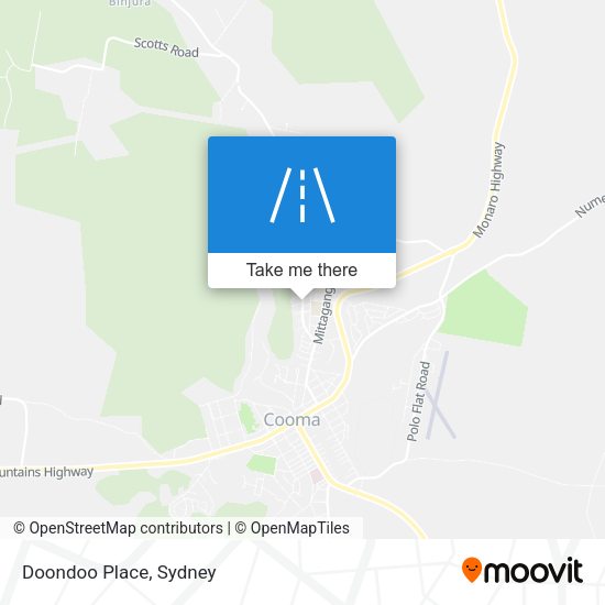 Doondoo Place map