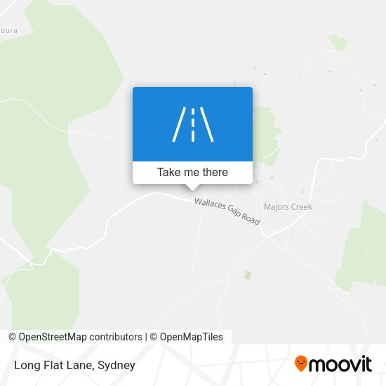 Long Flat Lane map