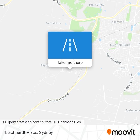 Leichhardt Place map