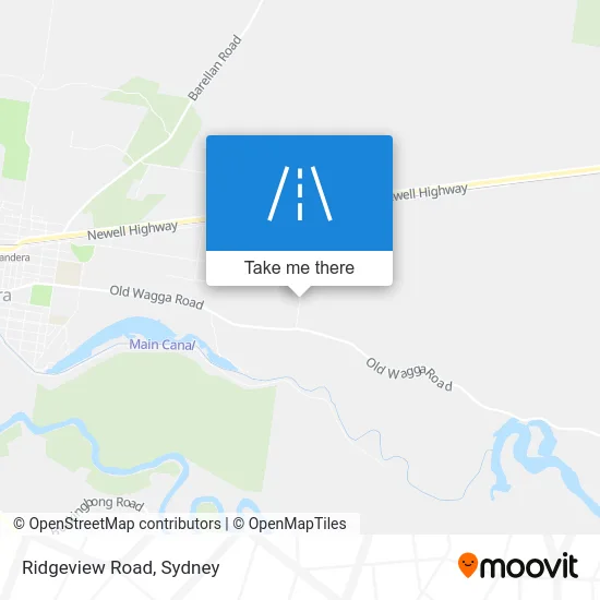 Mapa Ridgeview Road