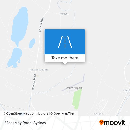 Mapa Mccarthy Road