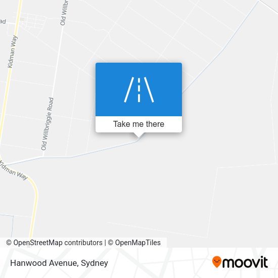 Hanwood Avenue map