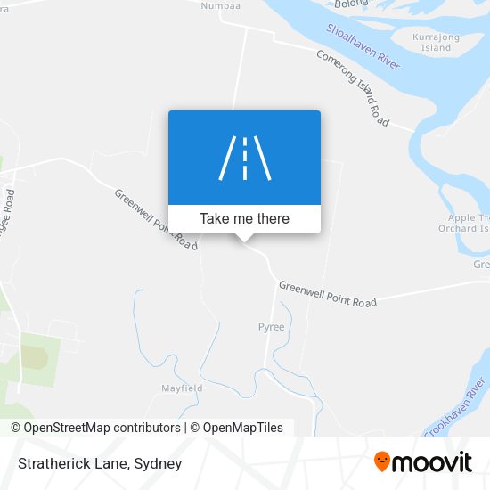 Stratherick Lane map