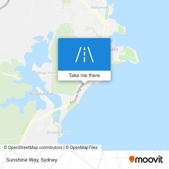 Sunshine Way map