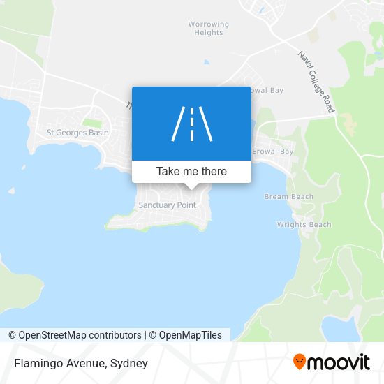 Flamingo Avenue map