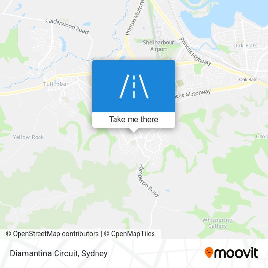 Diamantina Circuit map