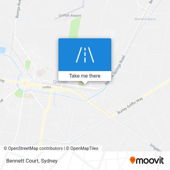 Bennett Court map