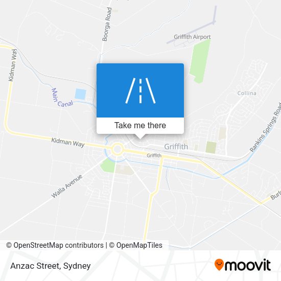 Anzac Street map