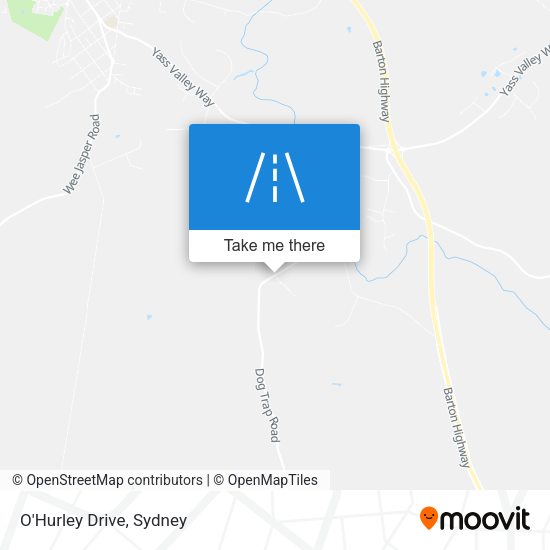 O'Hurley Drive map