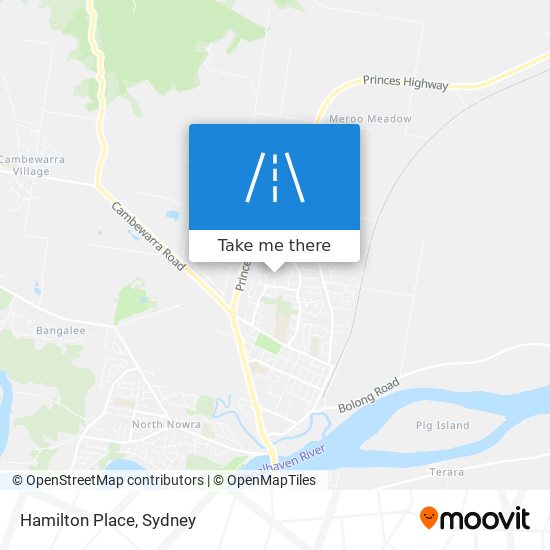 Hamilton Place map