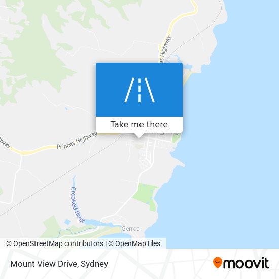 Mount View Drive map