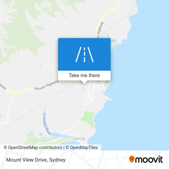 Mapa Mount View Drive