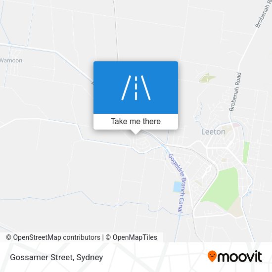 Gossamer Street map