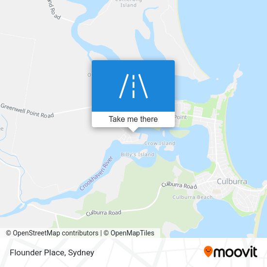 Flounder Place map