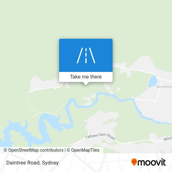Daintree Road map