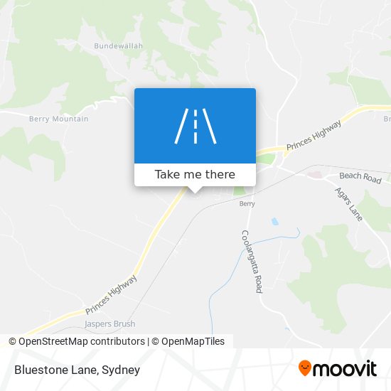 Mapa Bluestone Lane