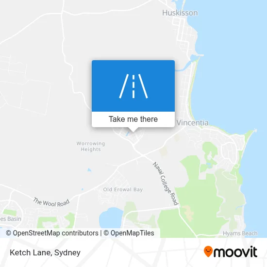 Mapa Ketch Lane