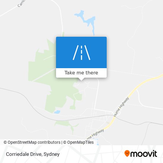 Corriedale Drive map