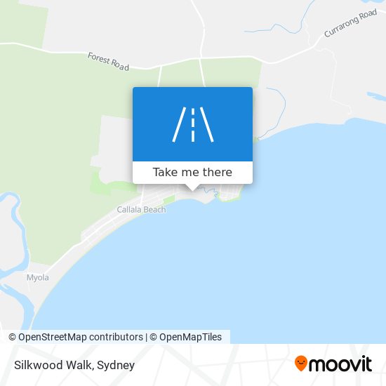 Mapa Silkwood Walk