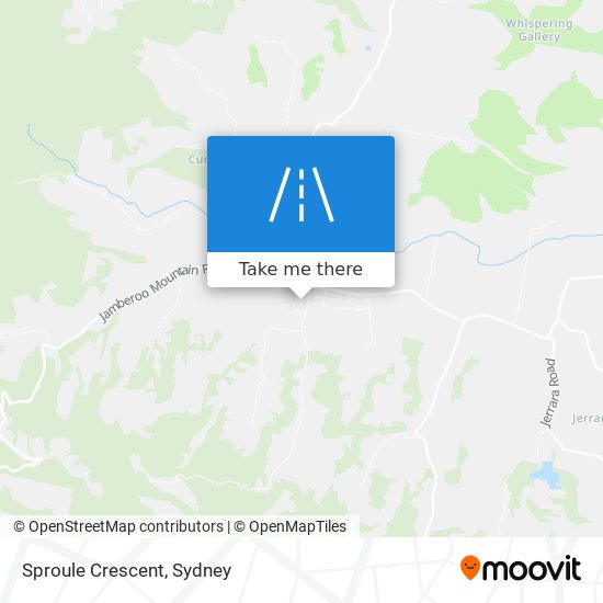 Sproule Crescent map