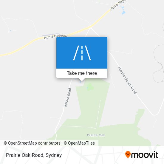 Prairie Oak Road map