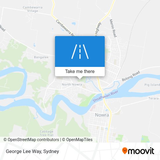 George Lee Way map