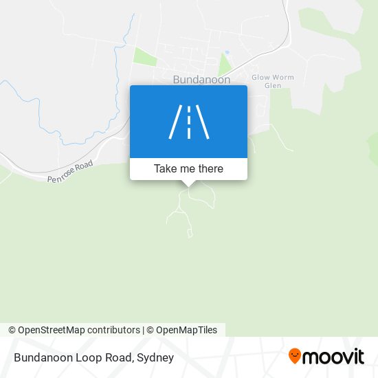 Bundanoon Loop Road map