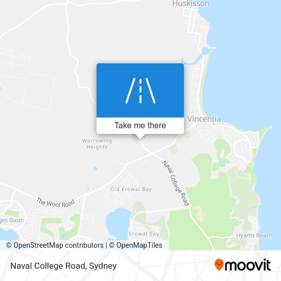 Naval College Road map