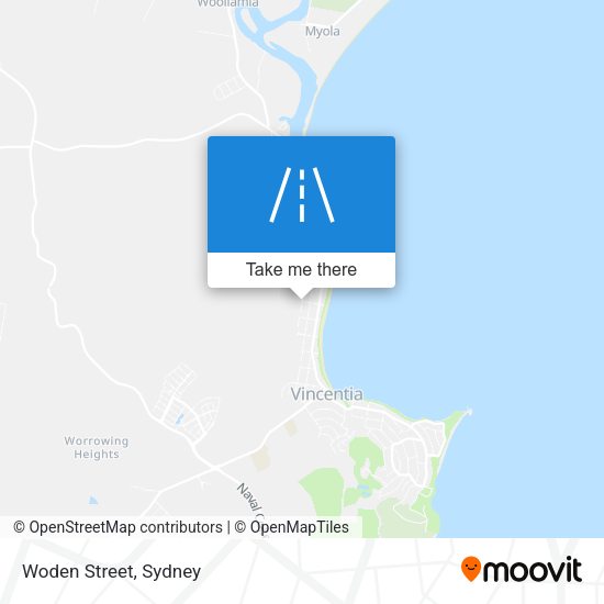 Woden Street map