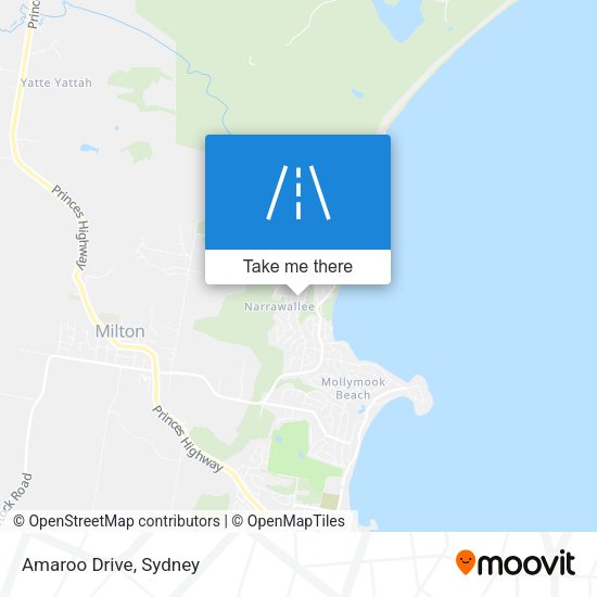 Amaroo Drive map