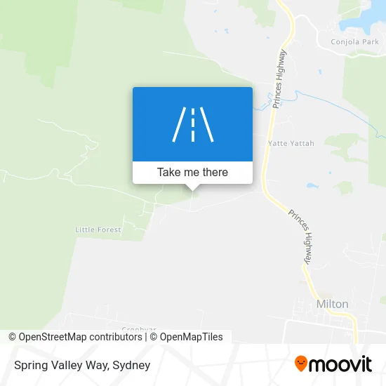 Mapa Spring Valley Way